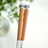 Japanese Coneco Natural Wood Chopstick and Chopstick Rest