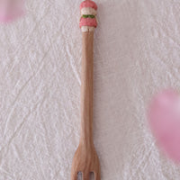 Ayataro Large Fork - Baby in Pink Cloth - aya14