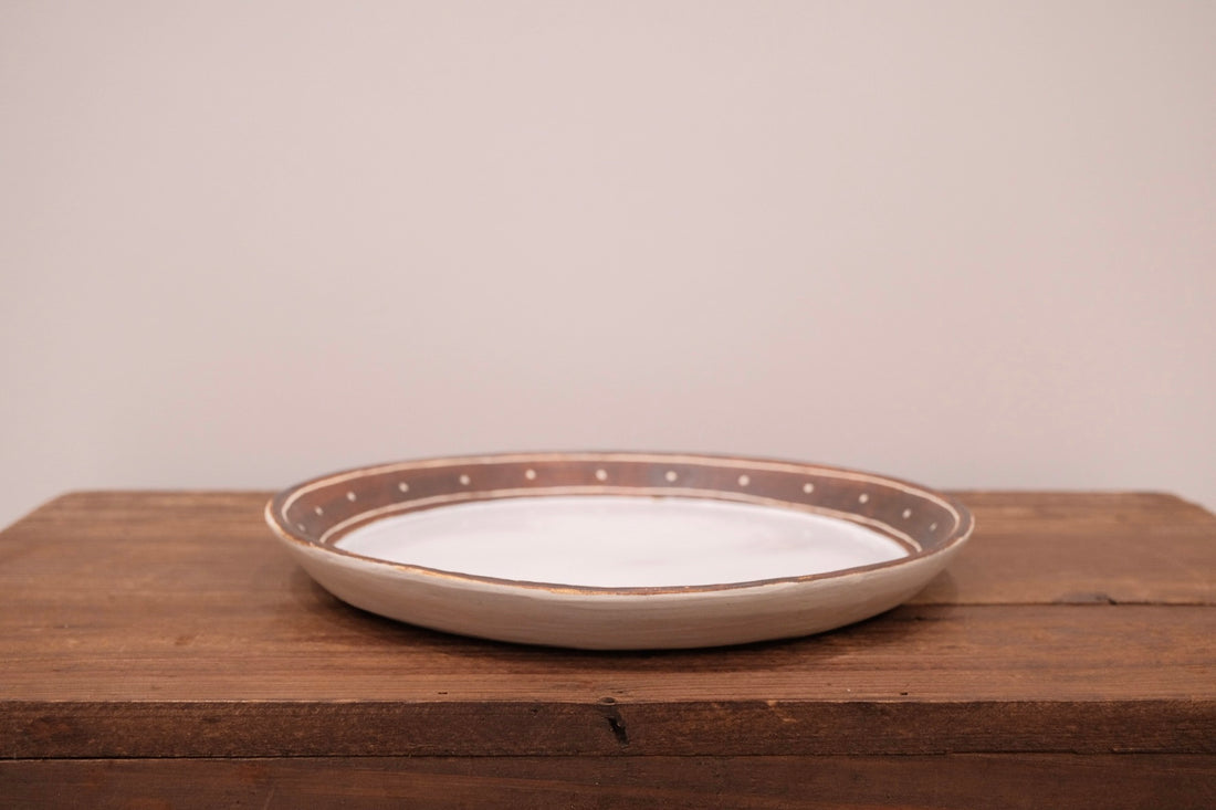 Emishi Kobo 池田匡優&美弥子 - Large Round Plate EK11