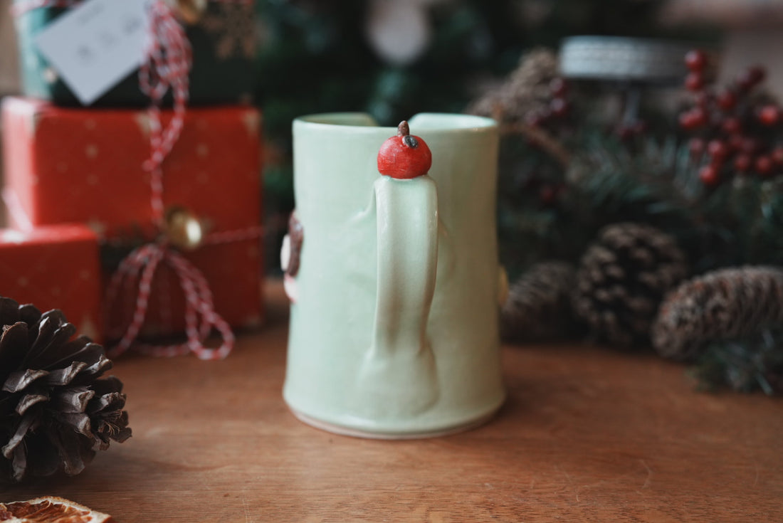 Fumiko Kondo 近藤布美子 - Green Bear Large Jug FK04