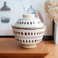 Mino Ware Small Bowl with Lid