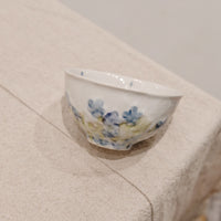 Seto Ware Uki-Bana Rice Bowl