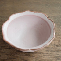 Norio Nakabayashi 中林範夫 Medium Floral Shaped Bowl - Pink NN02