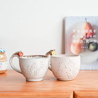 Satomi Motohashi 本橋里美 Dual Colour Flower Mug SM13