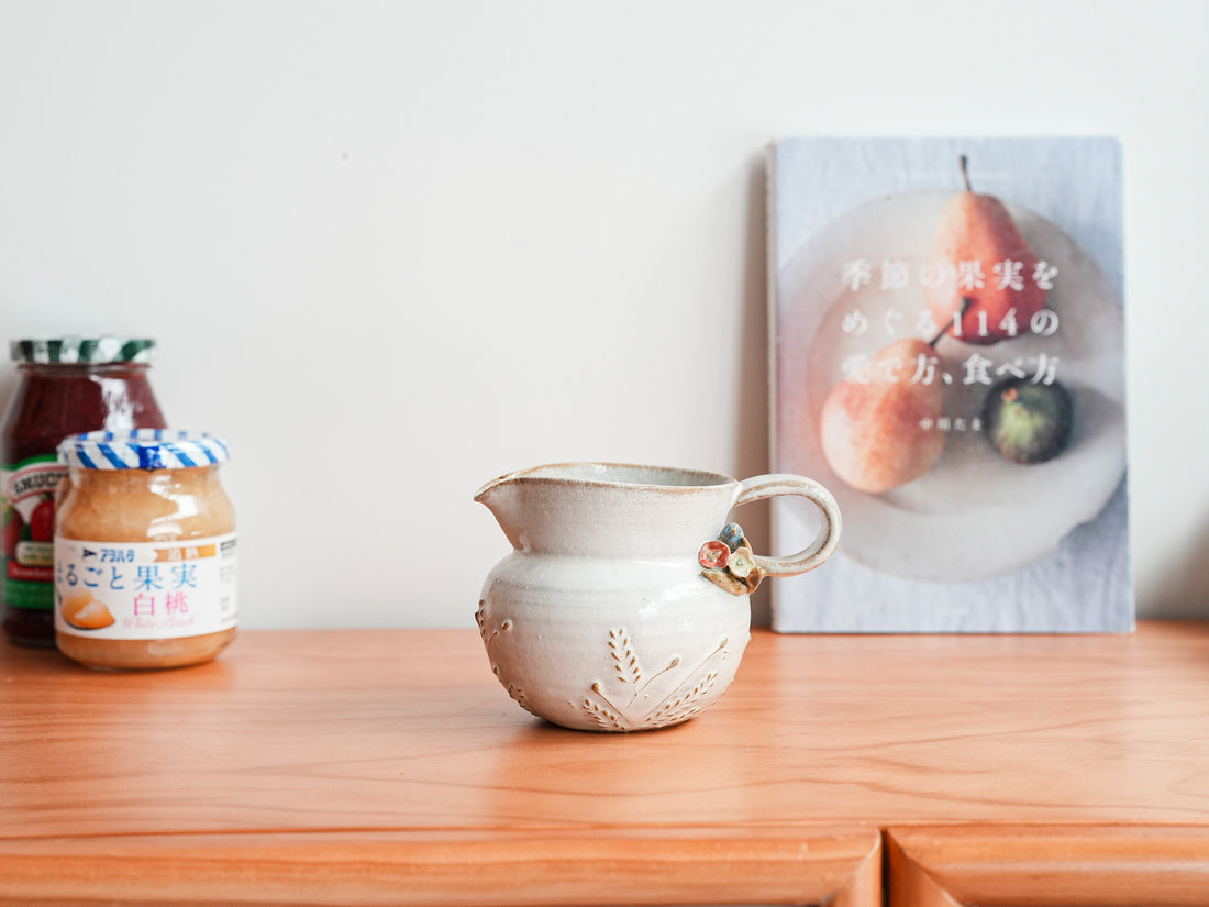 Satomi Motohashi 本橋里美 Bird and Flower Jug - Small SM21
