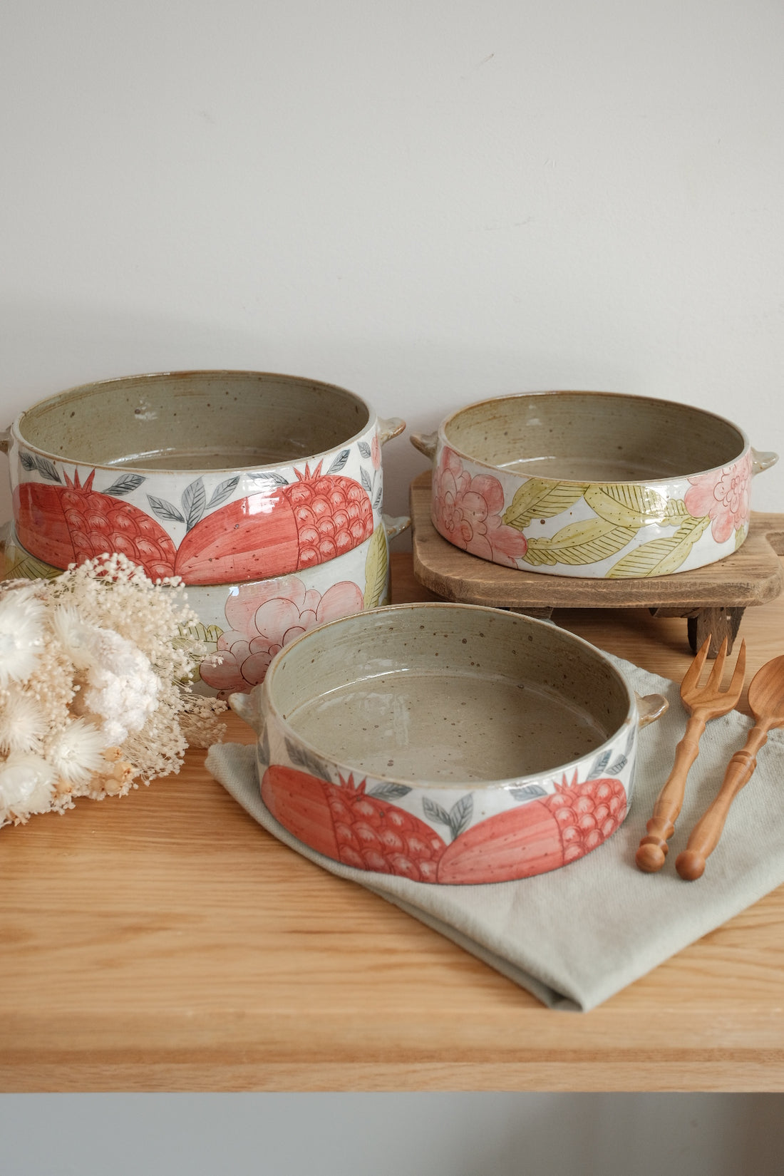 Cool Banana Bowl with Flower Handle