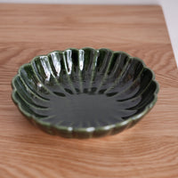 Japanese Chrysanthemum Shape Oval Serving Bowl