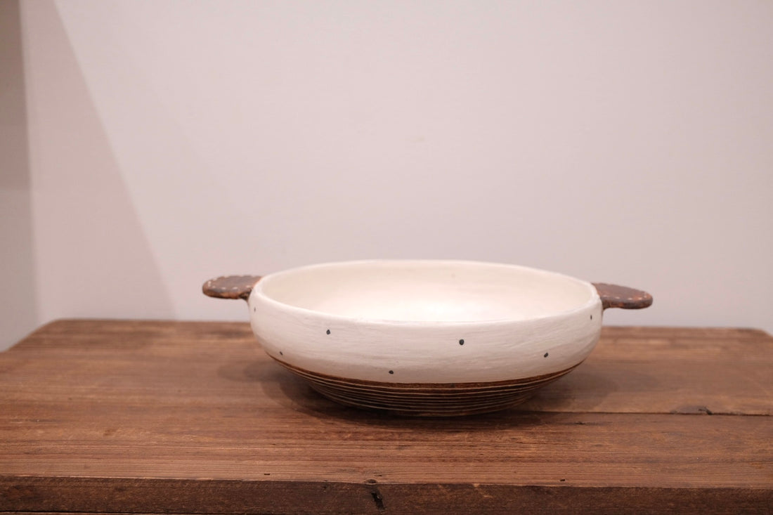 Emishi Kobo 池田匡優&美弥子 - Double Handled Plate EK18