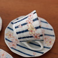 Arita Ware Sakura Coffee Mug & Suacer