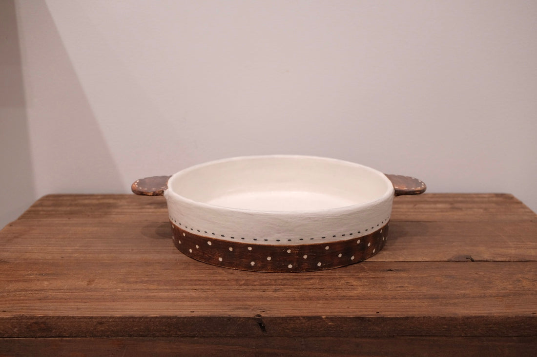 Emishi Kobo 池田匡優&美弥子 - Large Double Handled Bowl EK14