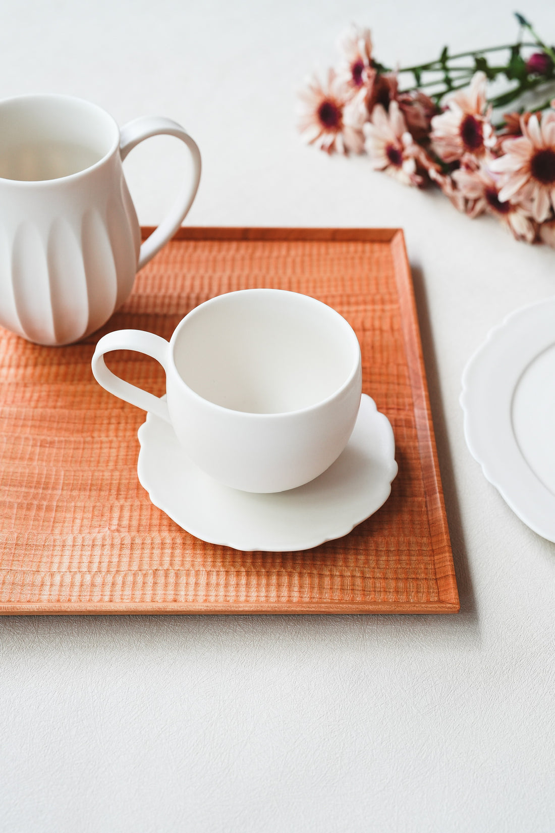 Kazunori Takatsuka 高塚和則 Square Cherry Wood Tray KU04