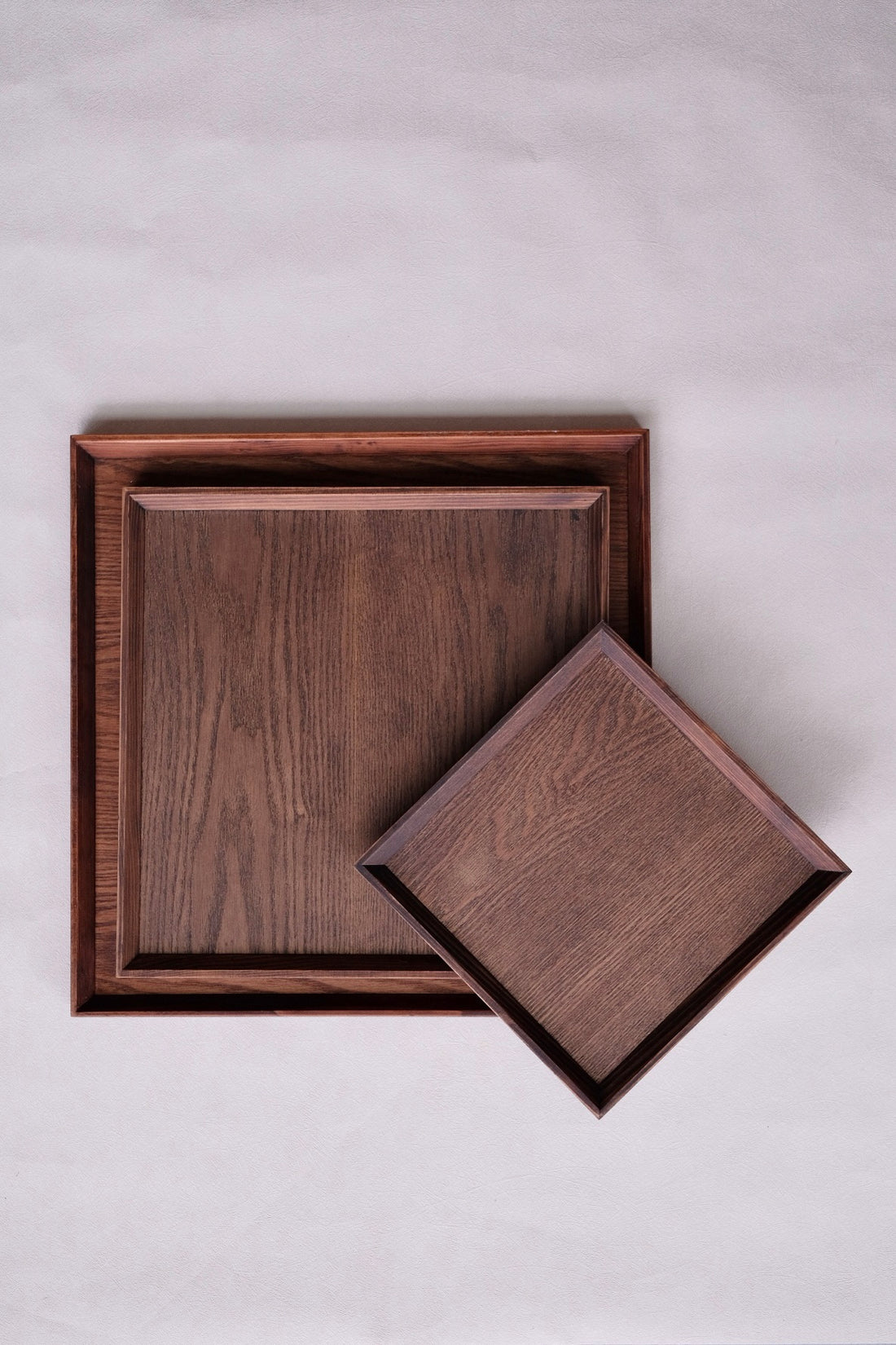 Non-Slip Surface Natural Wood Serving Tray