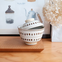 Mino Ware Small Bowl with Lid