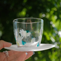 Fuji Glass Studio Flower Glass Cup