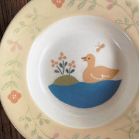 Buncho Pottery 5寸/duck bathing rim bowl