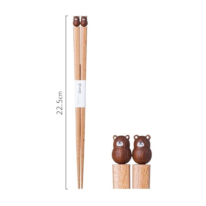 Plumpy Natural Wood Chopsticks