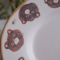 Kato Mikiko 加藤美纪子 Oval Cake Plate - MK02