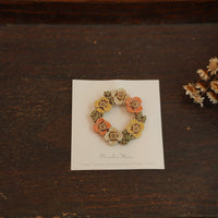 Michi Ito 伊藤三智- Brooch - Poppy Wreath M24