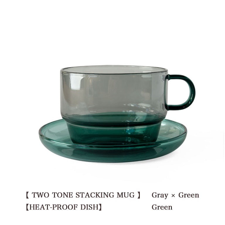 Amabro Ware Two Tone Stacking Mug Set