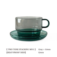 Amabro Ware Two Tone Stacking Mug Set