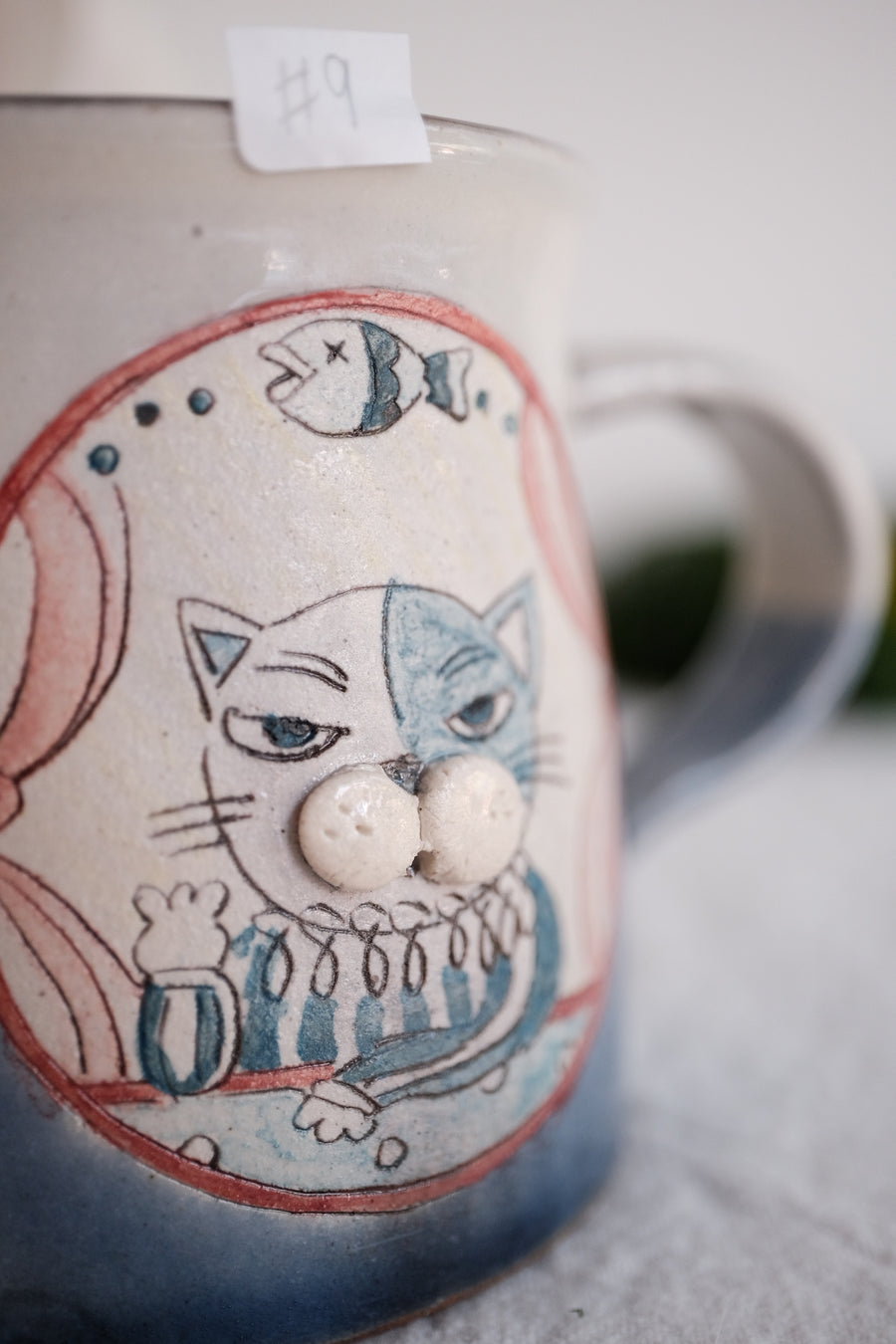 Tsubouchi Mayumi 坪内真弓 Hand Painted Mug MT09 - #9