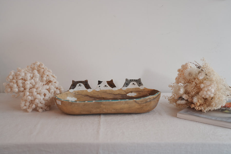 Fumiko Tsuchihashi 土橋文子 - Large Oval Deep Plate FT20 #4