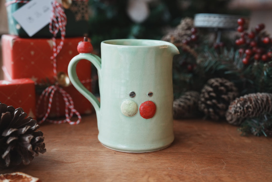 Fumiko Kondo 近藤布美子 - Green Bear Large Jug FK04