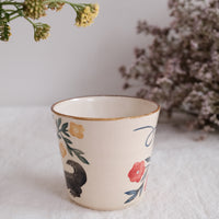 Nakagaki Tomoko Water Color Hand Painted Teacup  #3