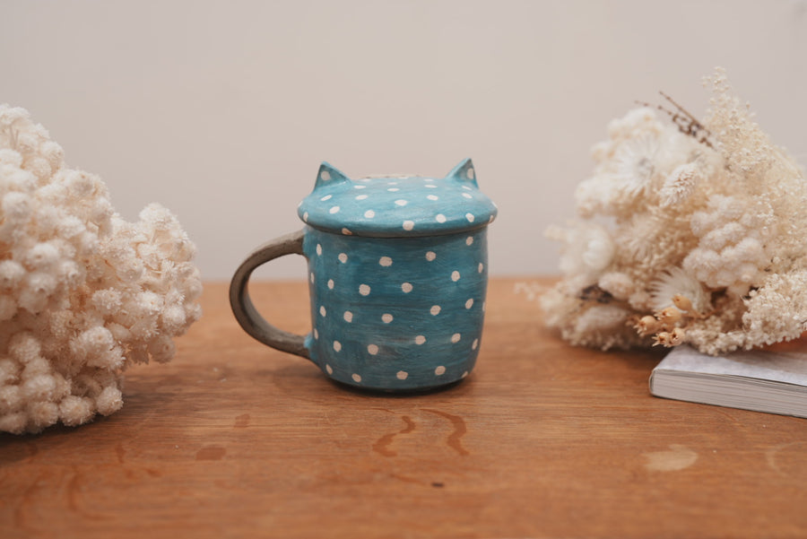 Fumiko Tsuchihashi 土橋文子 - Mug with Lid FT10 #1