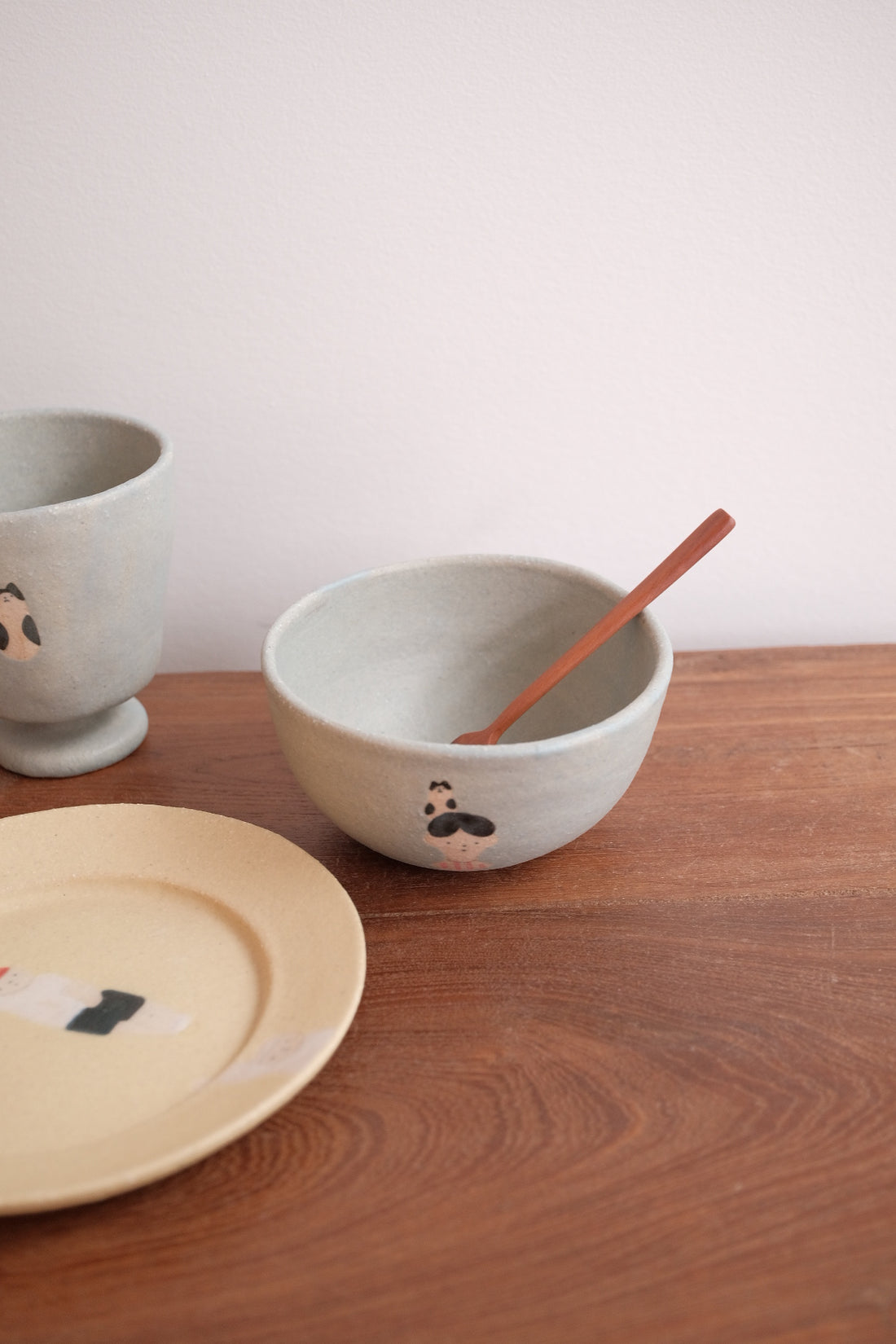 Aya Watanuki 綿貫彩 Rice Bowl - Blue