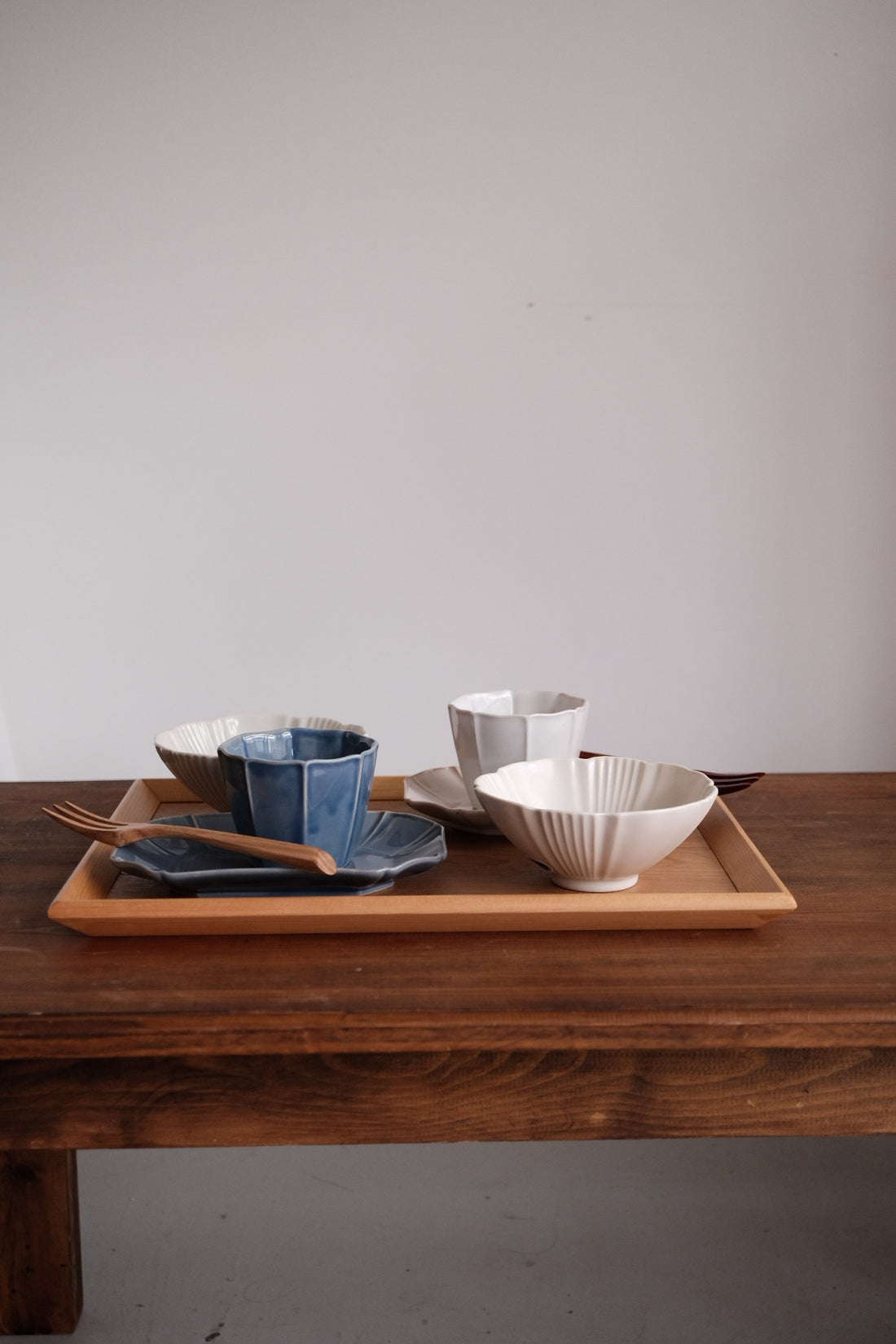 Natural Wood Serving Tray - Rectangular