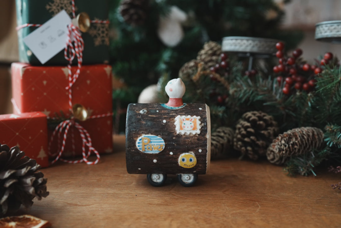 Akio Toyama 外山亜基雄 - Wood Grain Car Mug AT01