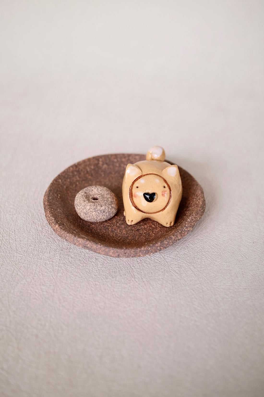 Japanese Clay Animals Incense Holder - Animal Collection