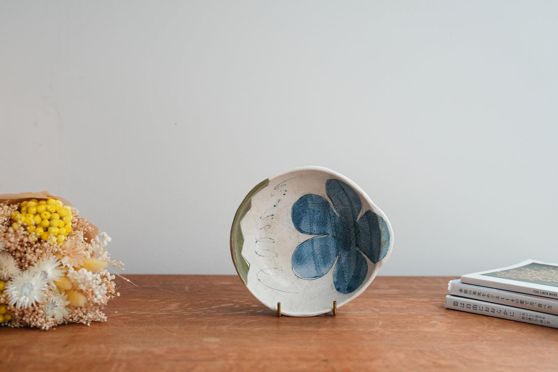 Hapun Pottery 拝志睦子 Medium Deep Plate HP05