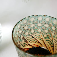 Harisho Yamada Glass - 漣-sazanami Whiskey Crystal Glass - Green
