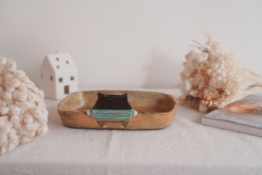 Fumiko Tsuchihashi 土橋文子 - Square Deep Plate FT19 #4