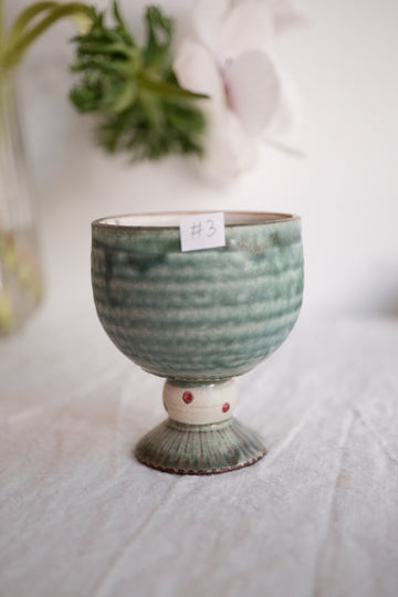 Tsubouchi Mayumi 坪内真弓 Hand Painted Goblet MT17 - #3