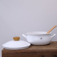 Japan Noda Horo Pochika White Pot