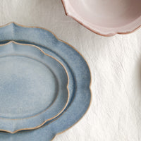 Norio Nakabayashi 中林範夫 Small Oval Plate - Blue NN07