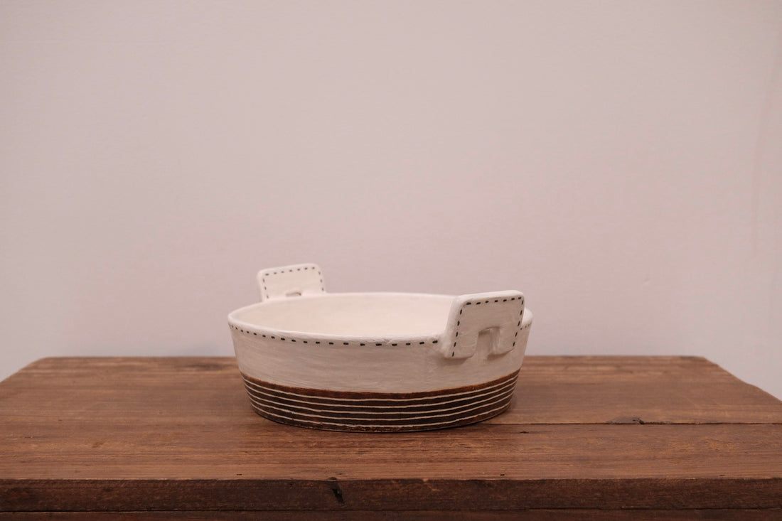 Emishi Kobo 池田匡優&美弥子 - Double Handled Deep Bowl EK19