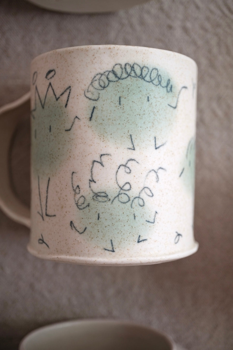 Zing Studio Hand-made Mug - Green