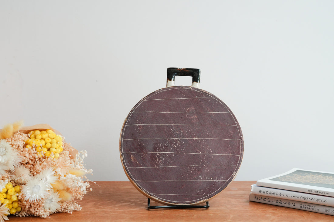 Minako Takizawa 滝沢三奈子 Plate with Handle MW08
