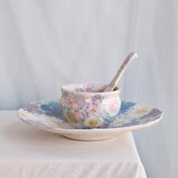 Seto Ware Flower Small Bowl