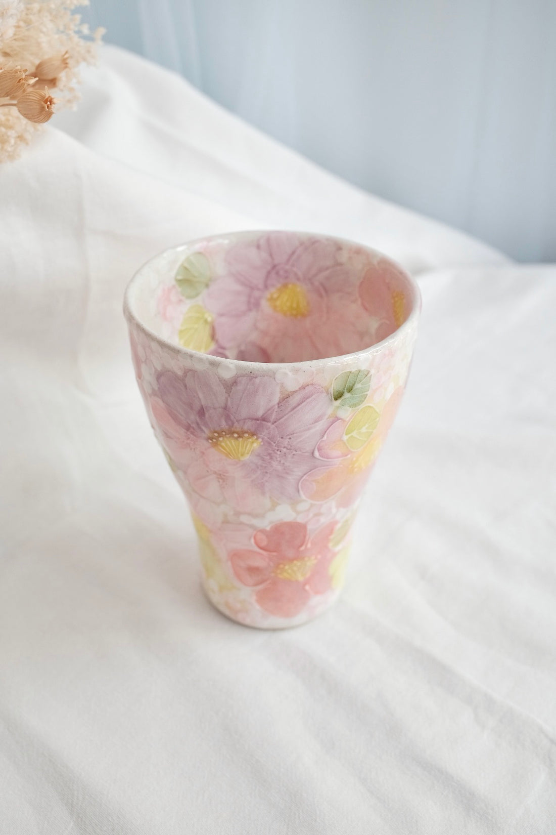 Seto Ware Flower Coke Cup