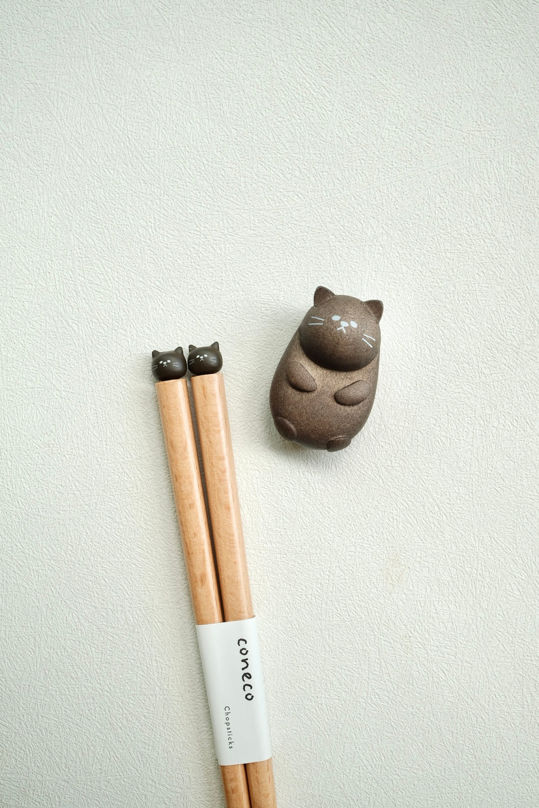 Japanese Coneco Natural Wood Chopstick and Chopstick Rest