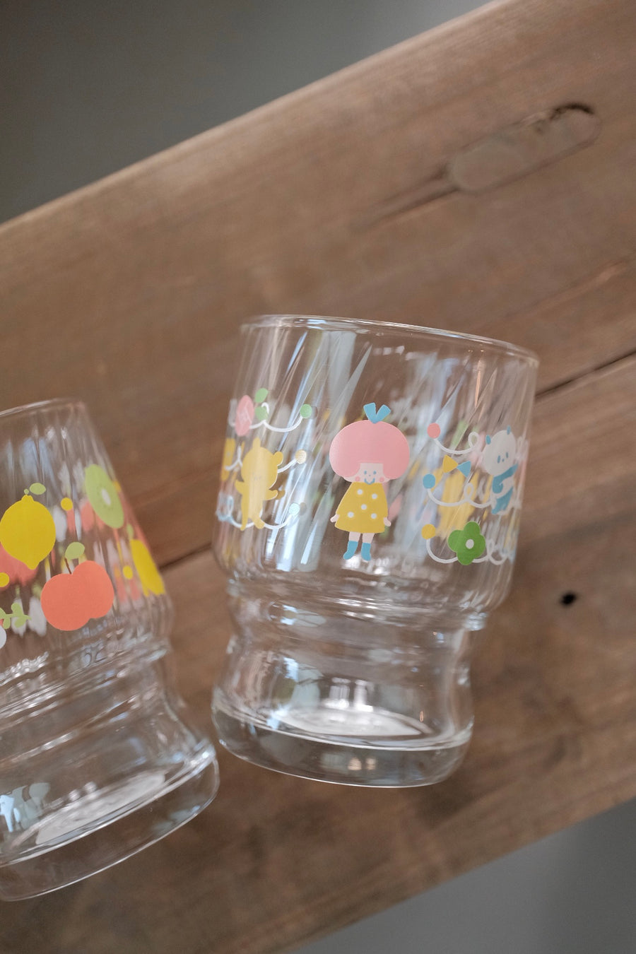 Aderia Glass Water Cup - Misutama Flower