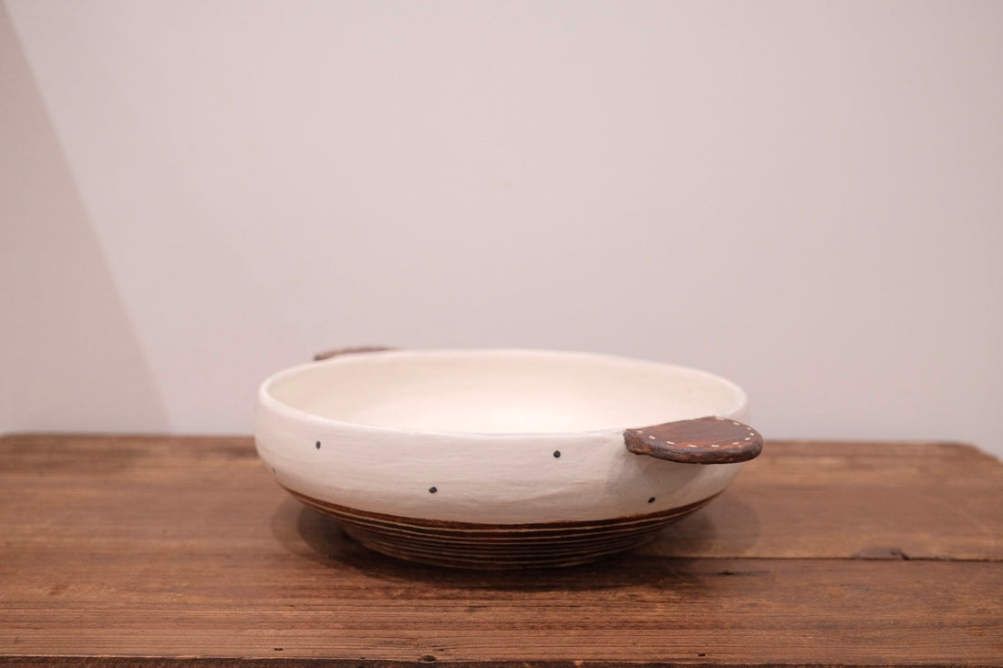 Emishi Kobo 池田匡優&美弥子 - Double Handled Plate EK18