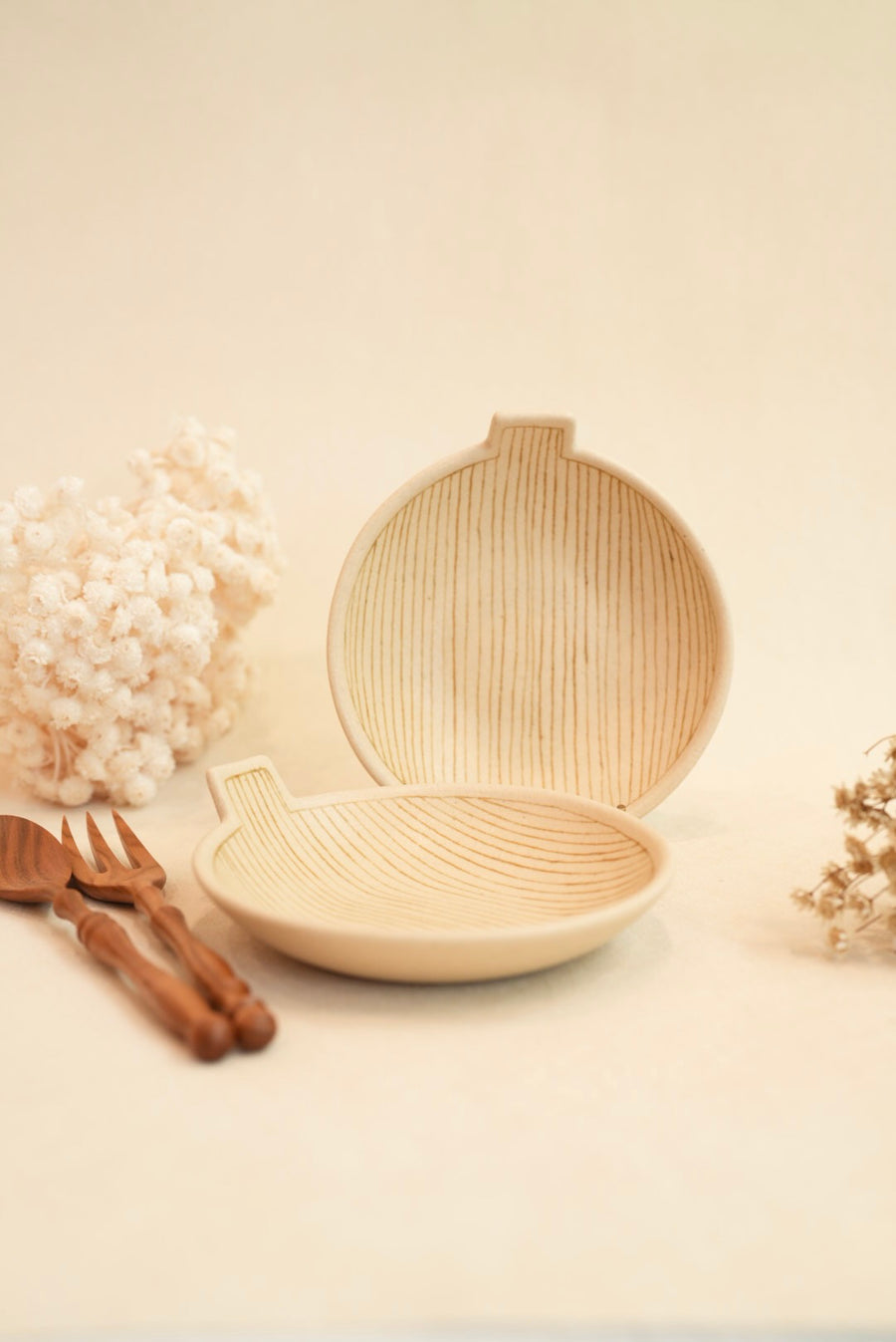 Chiho Yoshida 穗屋工房 Salad Plate - CY26