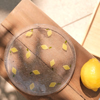 Fuji Glass Studio Lemon Plate 18cm