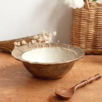 Mashiko Pottery Yoshizawa Lion Bowl
